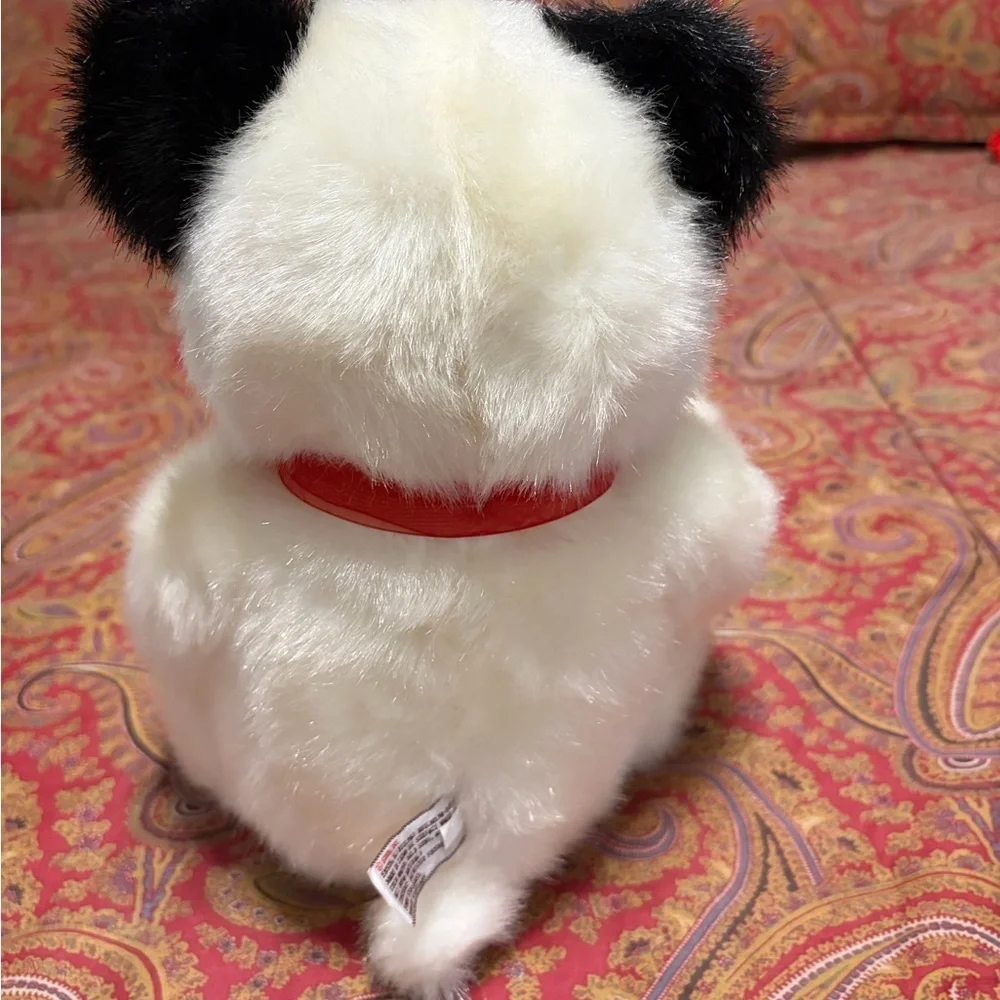 Zales Vintage Gund White Panda Bear Plush Stuffed Animal‎ Made Zales 12x11x10